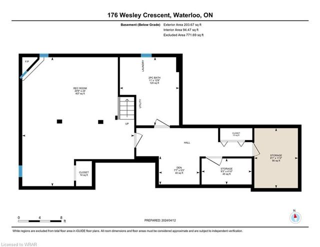 176 Wesley Crescent, House detached with 2 bedrooms, 1 bathrooms and 3 parking in Woolwich ON | Image 30