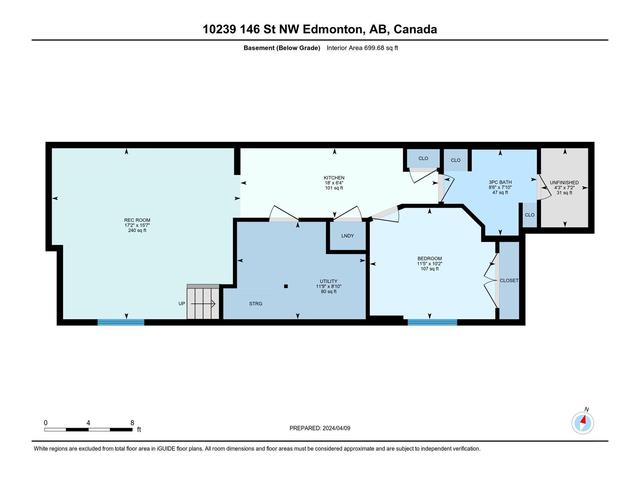 10239 146 St Nw, House semidetached with 4 bedrooms, 3 bathrooms and 2 parking in Edmonton AB | Image 62