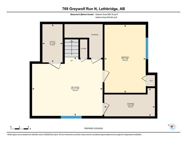 769 Greywolf Run N, House detached with 4 bedrooms, 2 bathrooms and 2 parking in Lethbridge County AB | Image 45