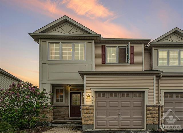 871 Kennacraig Private, Townhouse with 3 bedrooms, 3 bathrooms and 2 parking in Ottawa ON | Image 1