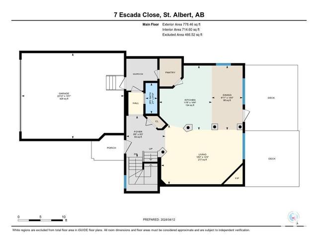 7 Escada Cl, House detached with 3 bedrooms, 2 bathrooms and null parking in St. Albert AB | Image 52