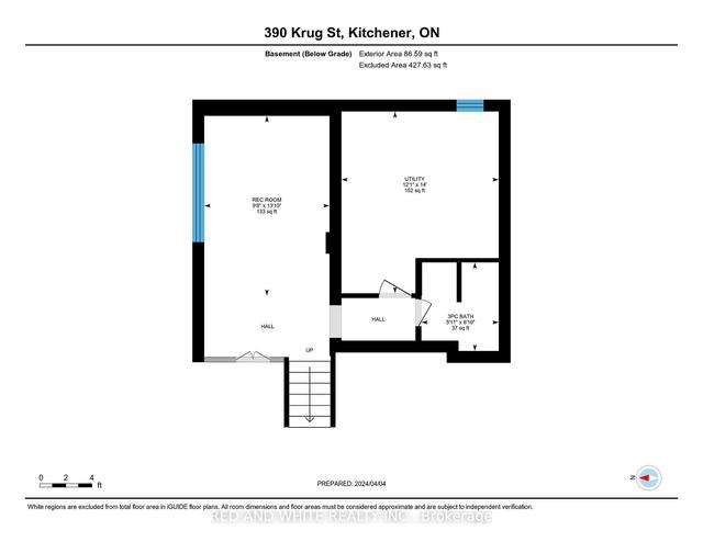 390 Krug St, House detached with 4 bedrooms, 3 bathrooms and 5 parking in Kitchener ON | Image 30