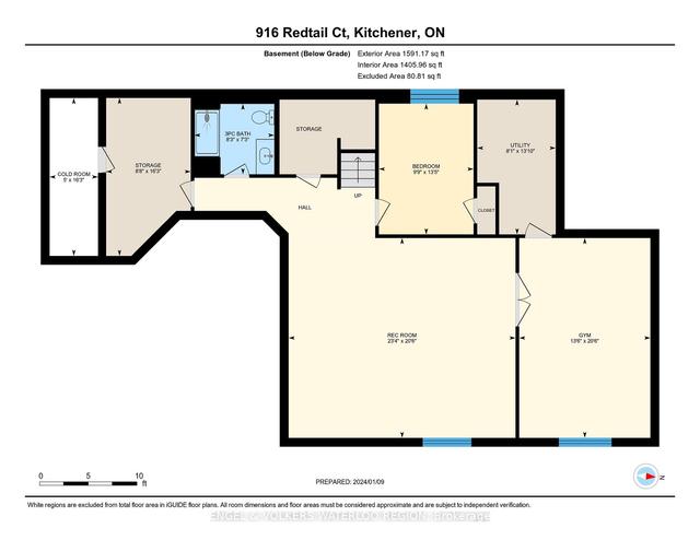 916 Redtail Crt, House detached with 4 bedrooms, 6 bathrooms and 5.5 parking in Kitchener ON | Image 35