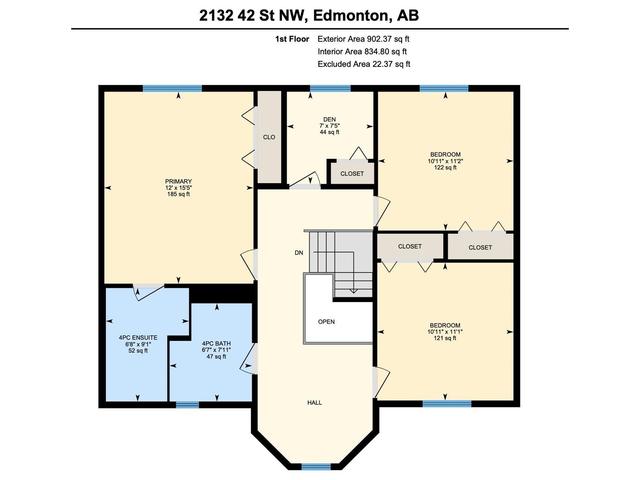 2132 42 St Nw, House detached with 4 bedrooms, 3 bathrooms and null parking in Edmonton AB | Image 61