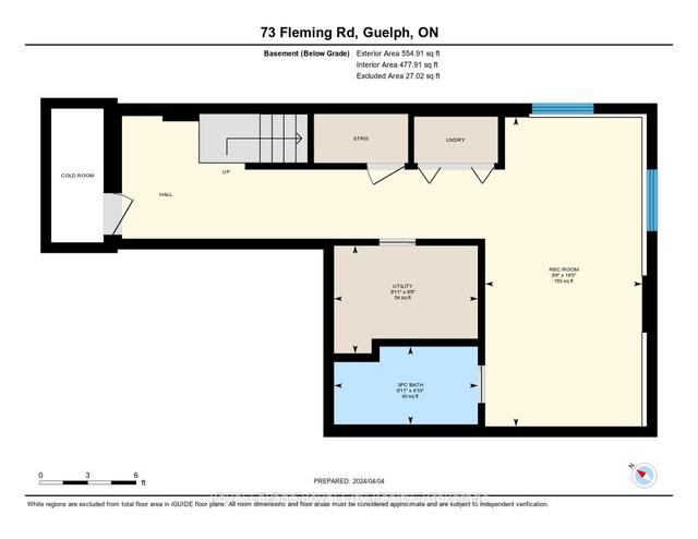 73 Fleming Rd, House attached with 3 bedrooms, 3 bathrooms and 3 parking in Guelph ON | Image 35
