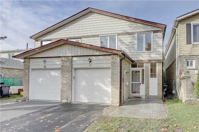 80 Kerbar Rd, House semidetached with 4 bedrooms, 4 bathrooms and 2 parking in Toronto ON | Image 1