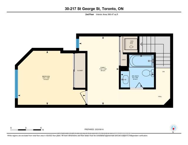 30 - 217 St George St, Townhouse with 2 bedrooms, 1 bathrooms and 0 parking in Toronto ON | Image 26