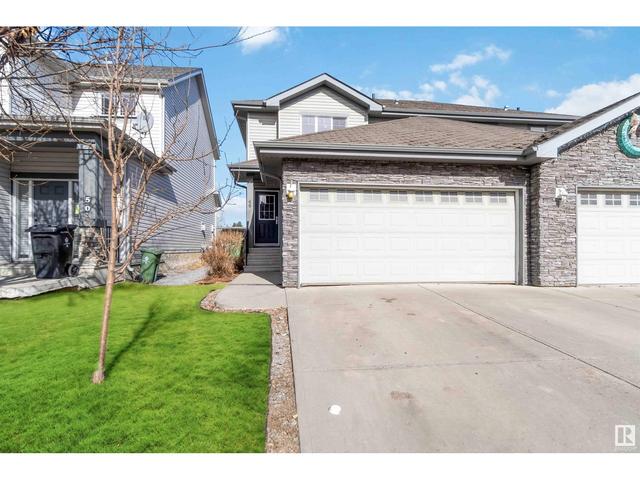 48 Calvert Wd, House semidetached with 3 bedrooms, 3 bathrooms and null parking in Fort Saskatchewan AB | Image 1