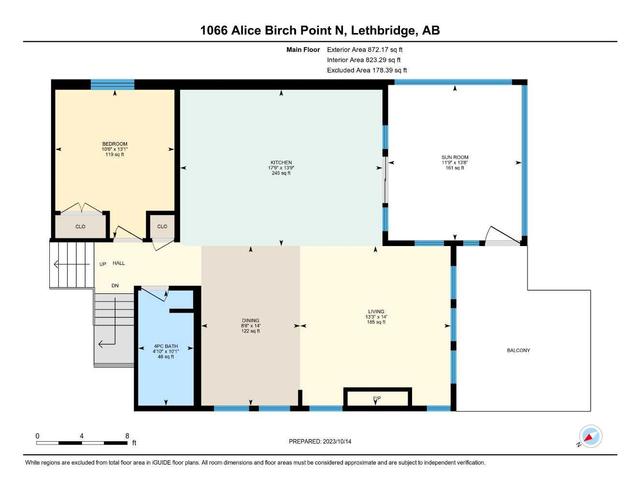 1066 Alice Birch Point N, House detached with 4 bedrooms, 3 bathrooms and 4 parking in Lethbridge AB | Image 45