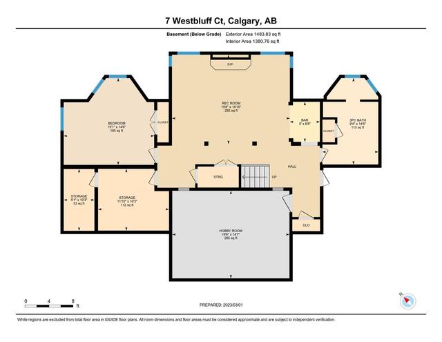 7 Westbluff Court, House detached with 4 bedrooms, 3 bathrooms and 8 parking in Rocky View County AB | Image 48