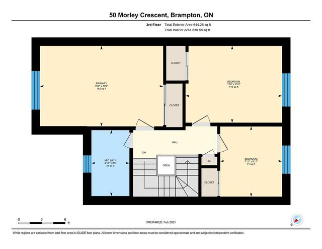 50 Morley Cres, Townhouse with 3 bedrooms, 2 bathrooms and 2 parking in Brampton ON | Image 31