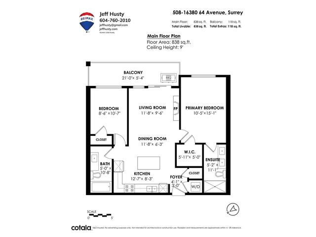 508 - 16380 64 Avenue, Condo with 2 bedrooms, 2 bathrooms and 2 parking in Surrey BC | Image 36