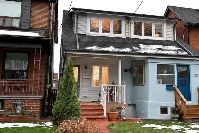 211 Rosemount Ave, House semidetached with 3 bedrooms, 2 bathrooms and 1 parking in Toronto ON | Image 1