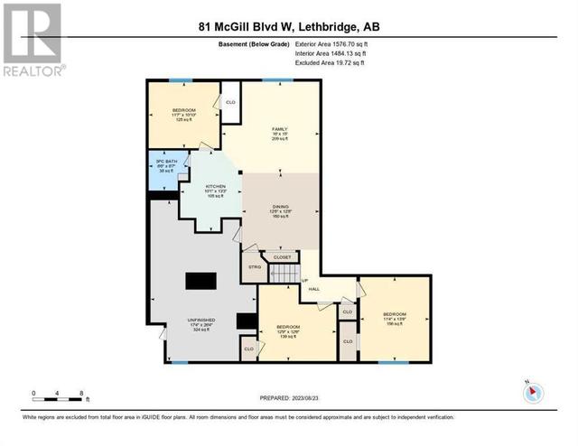 81 Mcgill Boulevard W, House detached with 6 bedrooms, 3 bathrooms and 4 parking in Lethbridge AB | Image 36