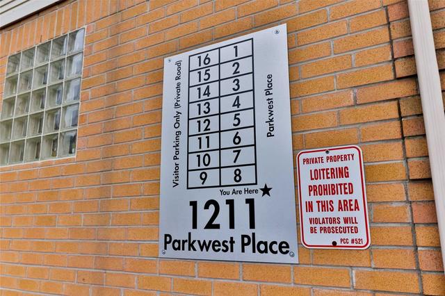 14 - 1211 Parkwest Pl, Townhouse with 2 bedrooms, 2 bathrooms and 1 parking in Mississauga ON | Image 12