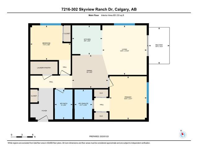 7216 - 302 Skyview Ranch Drive Ne, Condo with 2 bedrooms, 2 bathrooms and 1 parking in Calgary AB | Image 42