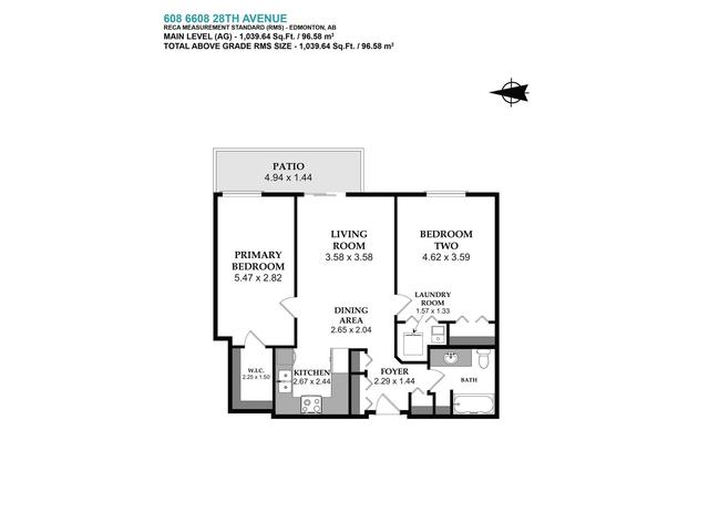 608 - 6608 28 Av Nw, Condo with 2 bedrooms, 1 bathrooms and 1 parking in Edmonton AB | Image 22