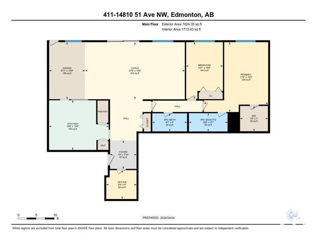 411 - 14810 51 Av Nw, Condo with 2 bedrooms, 2 bathrooms and 2 parking in Edmonton AB | Image 45