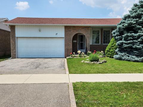 36 Lawnmere Cres, House detached with 4 bedrooms, 2 bathrooms and 4 parking in Toronto ON | Card Image