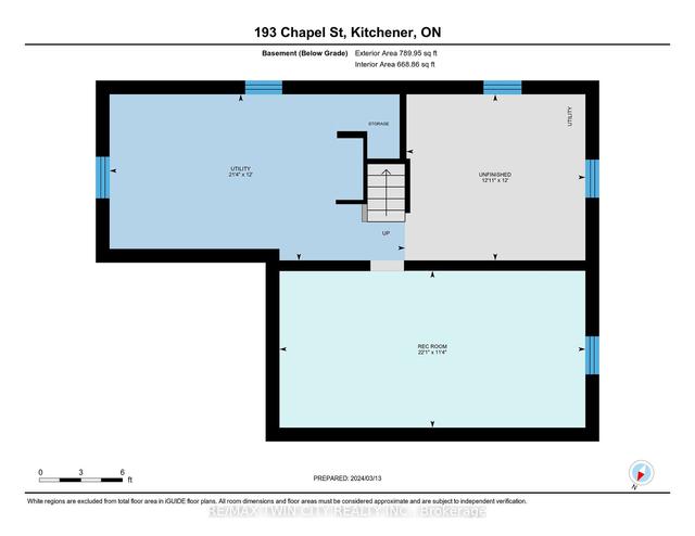 193 Chapel St, House detached with 3 bedrooms, 2 bathrooms and 2 parking in Kitchener ON | Image 35