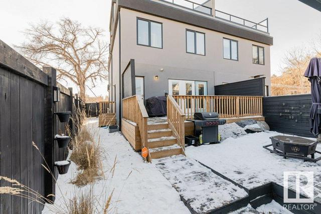 11424 71 Av Nw, House semidetached with 4 bedrooms, 3 bathrooms and null parking in Edmonton AB | Image 56