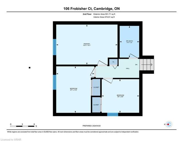 106 Frobisher Court, House semidetached with 3 bedrooms, 1 bathrooms and 4 parking in Cambridge ON | Image 24