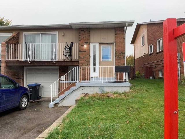 77 Ashford Crt, House semidetached with 3 bedrooms, 3 bathrooms and 3 parking in Brampton ON | Image 1