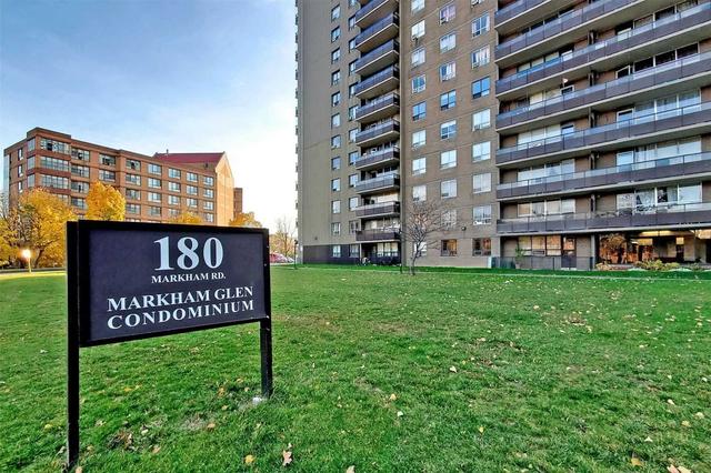 1105 - 180 Markham Rd, Condo with 3 bedrooms, 2 bathrooms and 1 parking in Toronto ON | Image 38