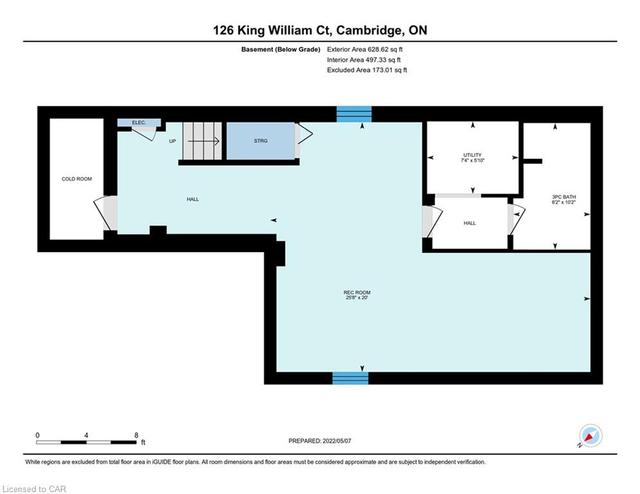 126 King William Court, House detached with 4 bedrooms, 3 bathrooms and 5 parking in Cambridge ON | Image 49
