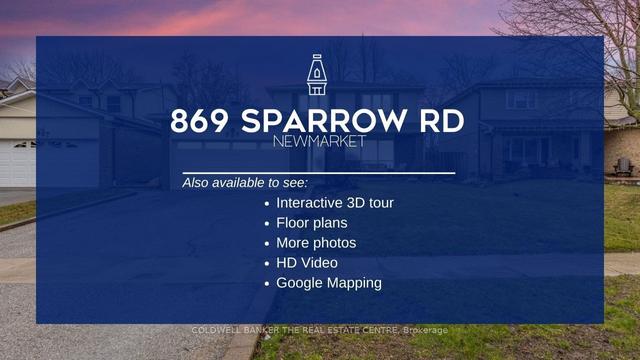 869 Sparrow Rd, House detached with 3 bedrooms, 4 bathrooms and 6 parking in Newmarket ON | Image 35