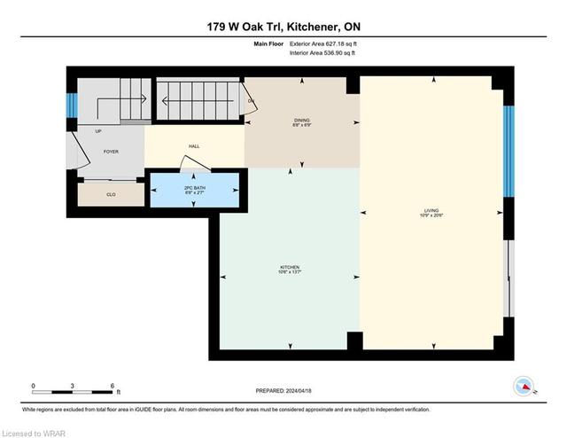179 West Oak Trail, House attached with 3 bedrooms, 2 bathrooms and 2 parking in Kitchener ON | Image 24