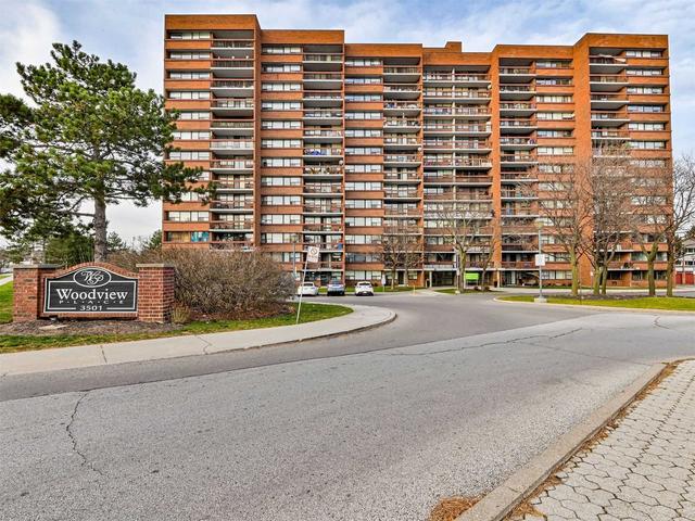 1412 - 3501 Glen Erin Dr, Condo with 1 bedrooms, 1 bathrooms and 1 parking in Mississauga ON | Image 1