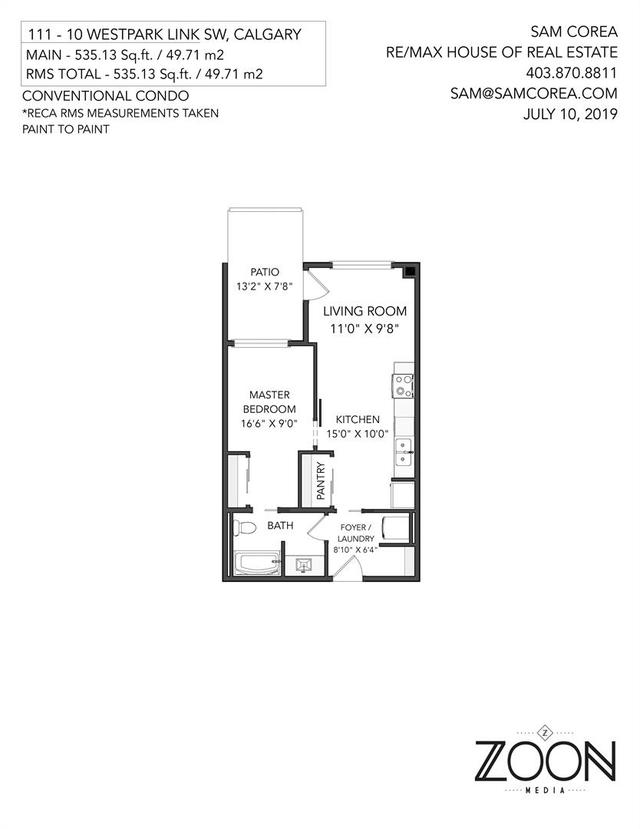 111 - 10 Westpark Link Sw, Condo with 1 bedrooms, 1 bathrooms and 1 parking in Calgary AB | Image 18