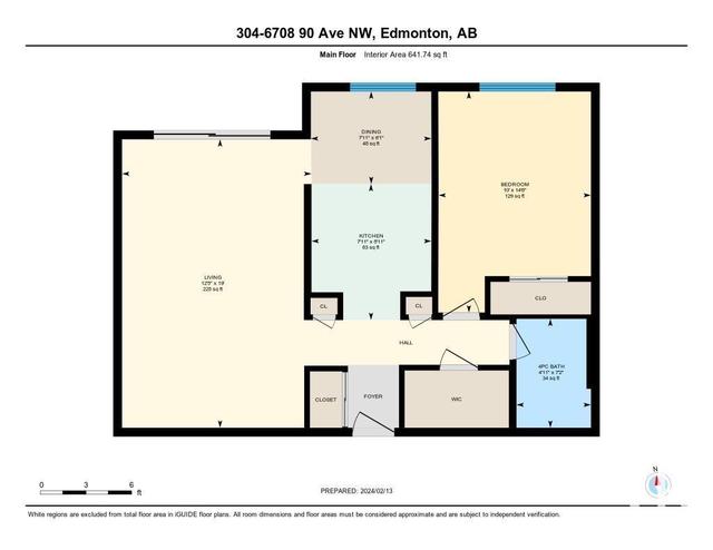 304 - 6708 90 Av Nw, Condo with 1 bedrooms, 1 bathrooms and null parking in Edmonton AB | Image 27