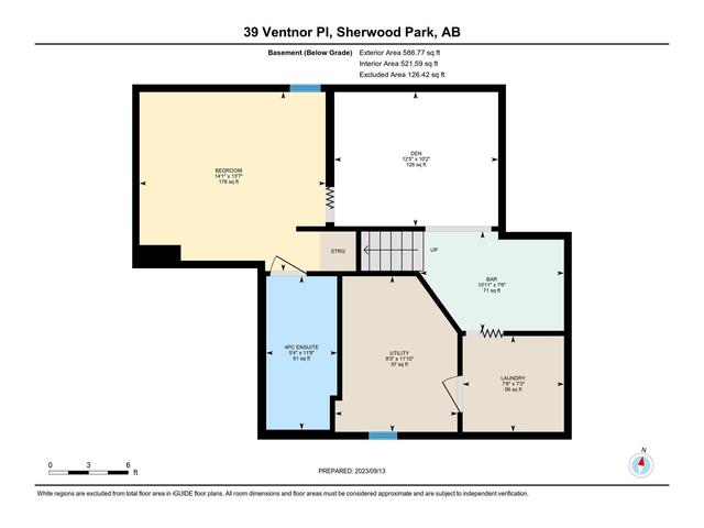 39 Ventnor Pl, House detached with 3 bedrooms, 3 bathrooms and null parking in Edmonton AB | Image 29