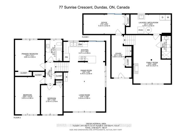 77 Sunrise Cres, House detached with 3 bedrooms, 2 bathrooms and 3 parking in Hamilton ON | Image 35