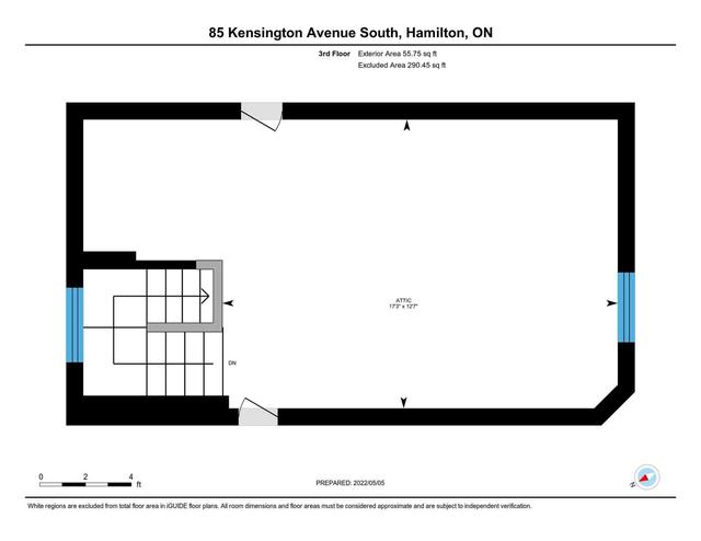 85 Kensington Ave S, House detached with 4 bedrooms, 3 bathrooms and 4 parking in Hamilton ON | Image 35