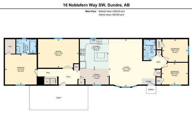16 Noblefern Way Sw, House detached with 3 bedrooms, 2 bathrooms and 2 parking in Sundre AB | Image 2
