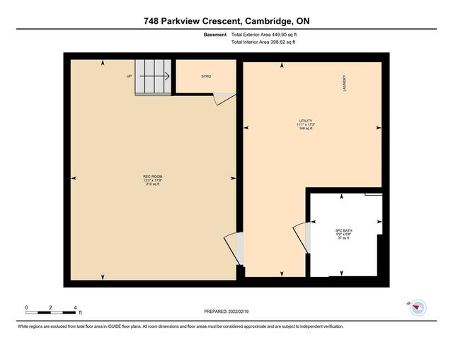 748 Parkview Cres, House attached with 3 bedrooms, 2 bathrooms and 1 parking in Cambridge ON | Image 20