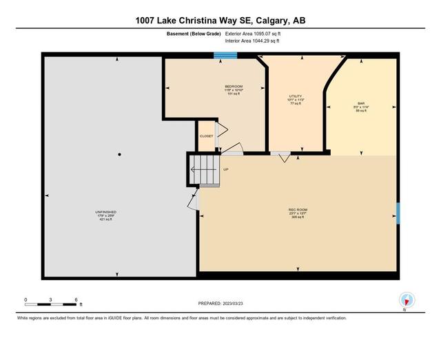 1007 Lake Christina Way Se, House detached with 5 bedrooms, 2 bathrooms and 4 parking in Calgary AB | Image 38
