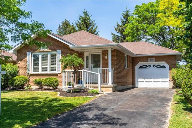 80 Olivetree Road, House detached with 2 bedrooms, 1 bathrooms and 2 parking in Brantford ON | Image 1