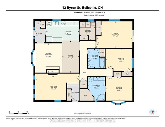 12 Byron St, House detached with 4 bedrooms, 2 bathrooms and 7 parking in Belleville ON | Image 29