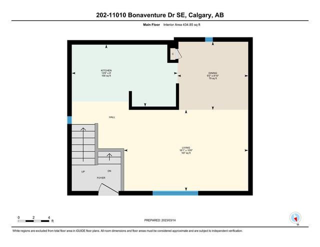 202 - 11010 Bonaventure Drive Se, Home with 2 bedrooms, 1 bathrooms and 2 parking in Calgary AB | Image 18