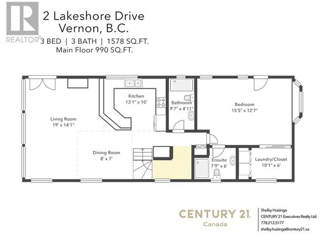 2 Lakeshore Drive, House detached with 3 bedrooms, 3 bathrooms and 2 parking in Vernon BC | Image 51