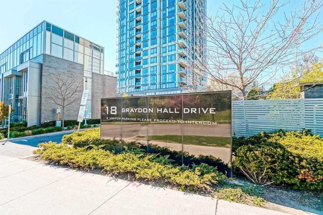 2705 - 18 Graydon Hall Dr, Condo with 2 bedrooms, 2 bathrooms and 1 parking in Toronto ON | Image 12
