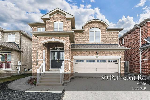 30 Petticoat Rd, House detached with 4 bedrooms, 5 bathrooms and 6 parking in Vaughan ON | Image 1