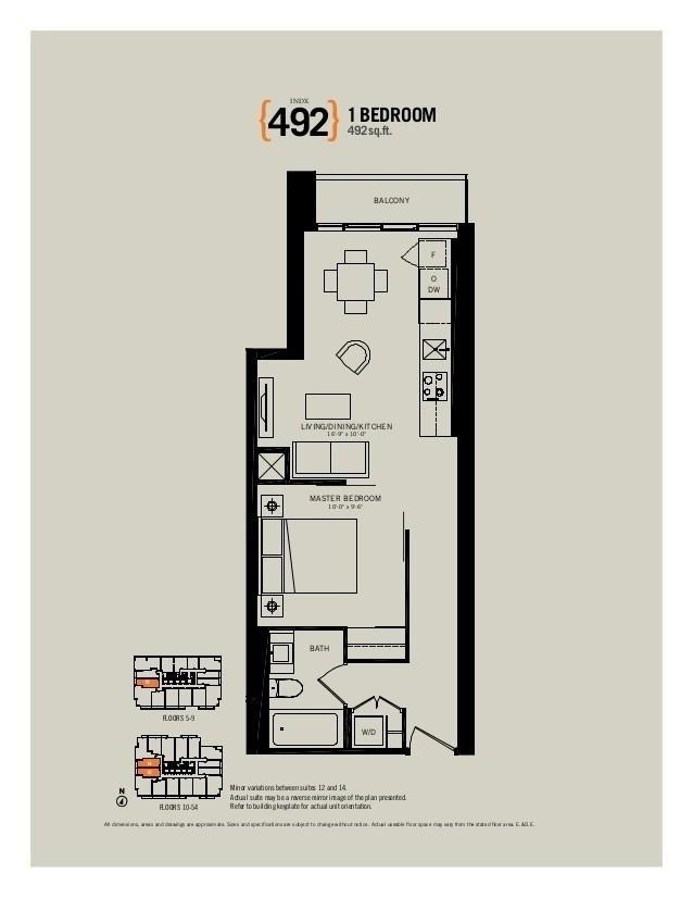 512 - 70 Temperance St, Condo with 1 bedrooms, 1 bathrooms and 0 parking in Toronto ON | Image 11