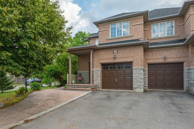 27 Echo Ridge Cres, House semidetached with 3 bedrooms, 4 bathrooms and 3 parking in Vaughan ON | Image 33
