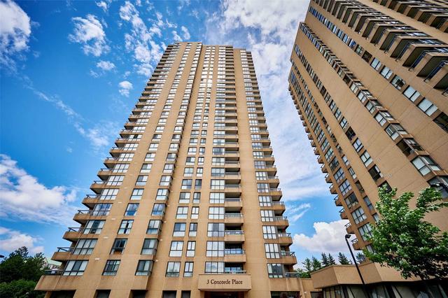 605 - 3 Concorde Pl, Condo with 2 bedrooms, 3 bathrooms and 1 parking in Toronto ON | Image 1