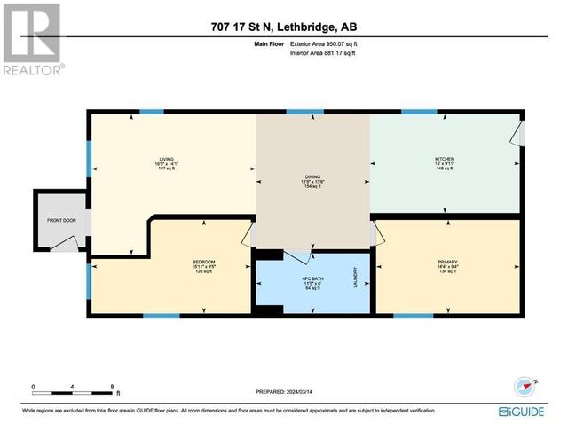 707 17 Street N, House detached with 2 bedrooms, 1 bathrooms and 4 parking in Lethbridge AB | Image 32